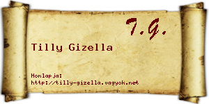 Tilly Gizella névjegykártya